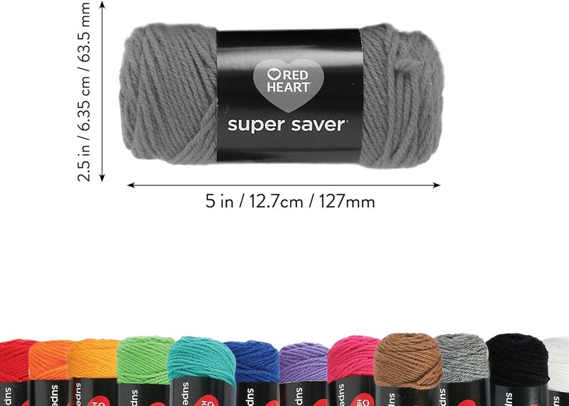 RED HEART Super Saver Super Yarn Craft Kit for Crochet & Knitting & Amigurumi Projects - Image 5